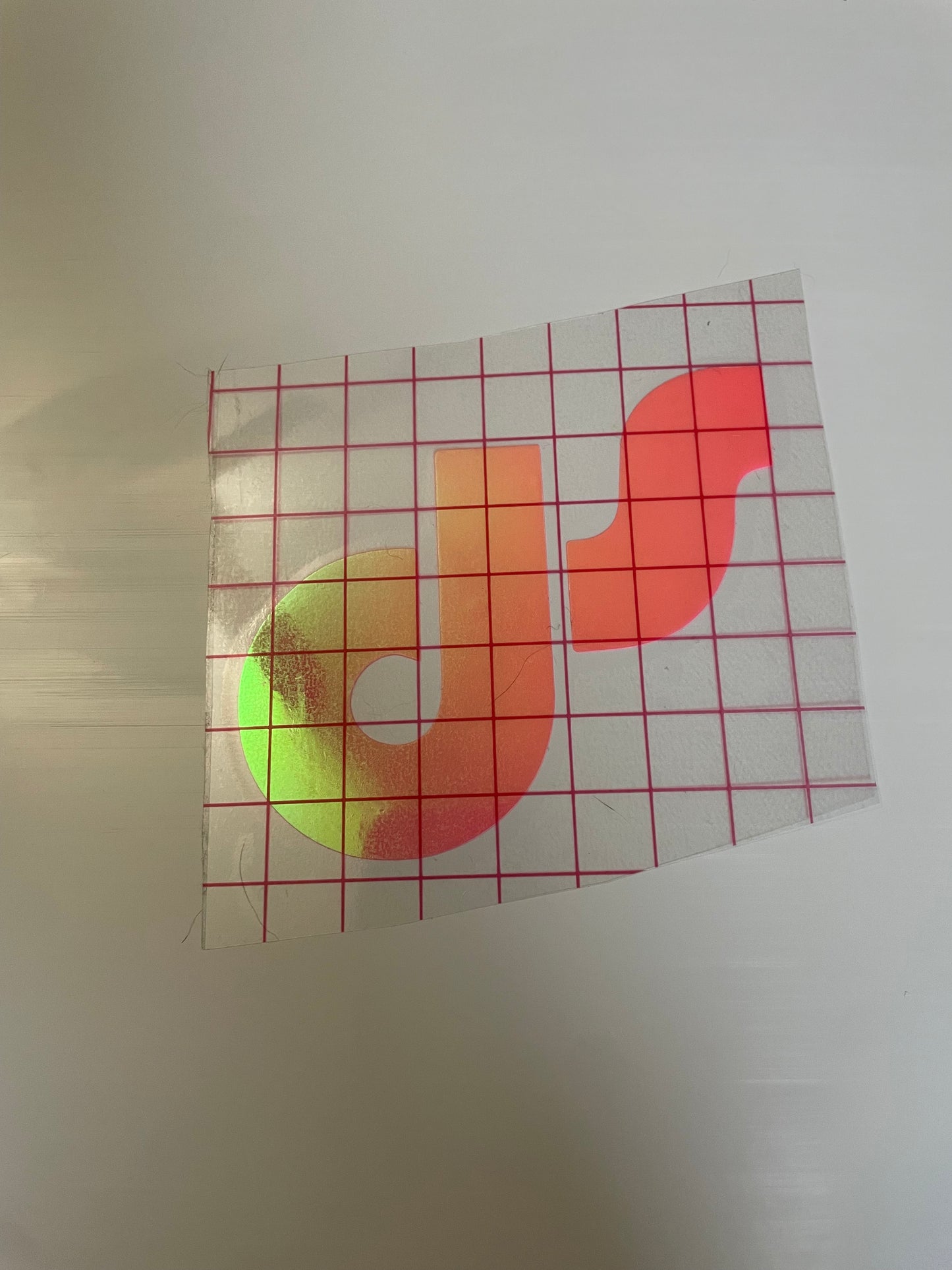 Holographic DS Sticker - Waterproof Vinyl (multiple sizes, logo only)