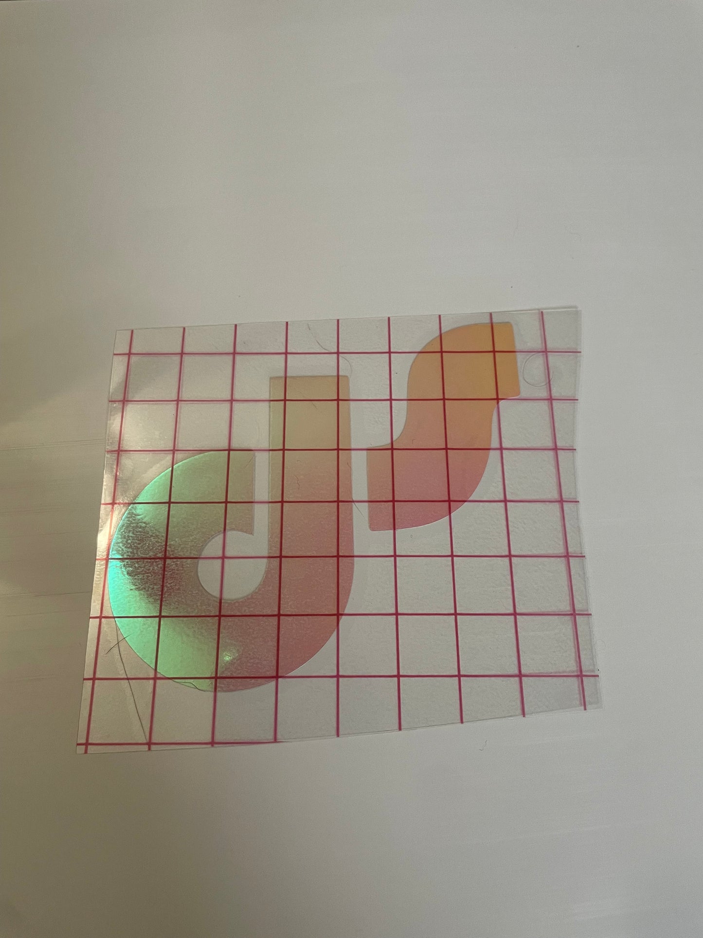 Holographic DS Sticker - Waterproof Vinyl (multiple sizes, logo only)