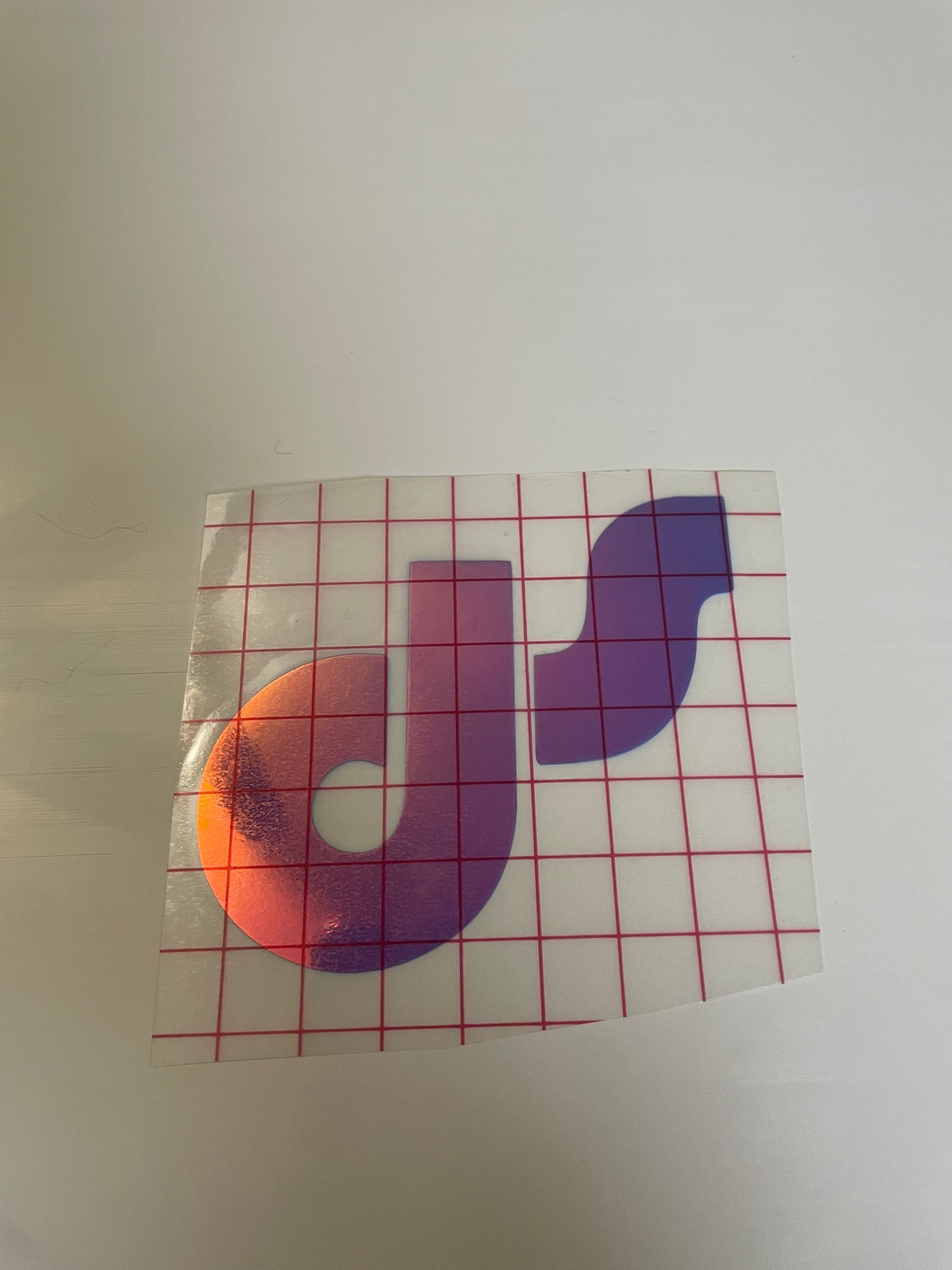 Holographic DS Sticker - Waterproof Vinyl (multiple sizes, logo only)
