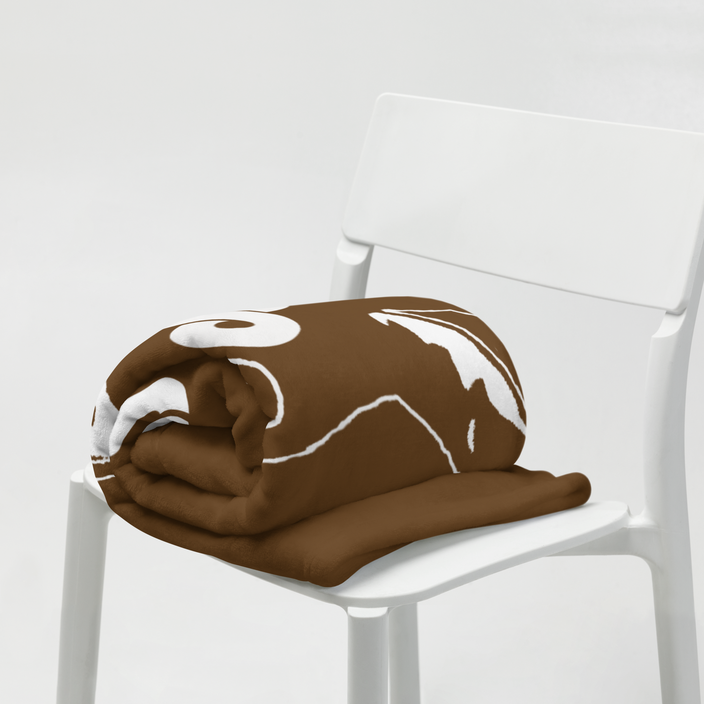 Brown Claw Throw Blanket
