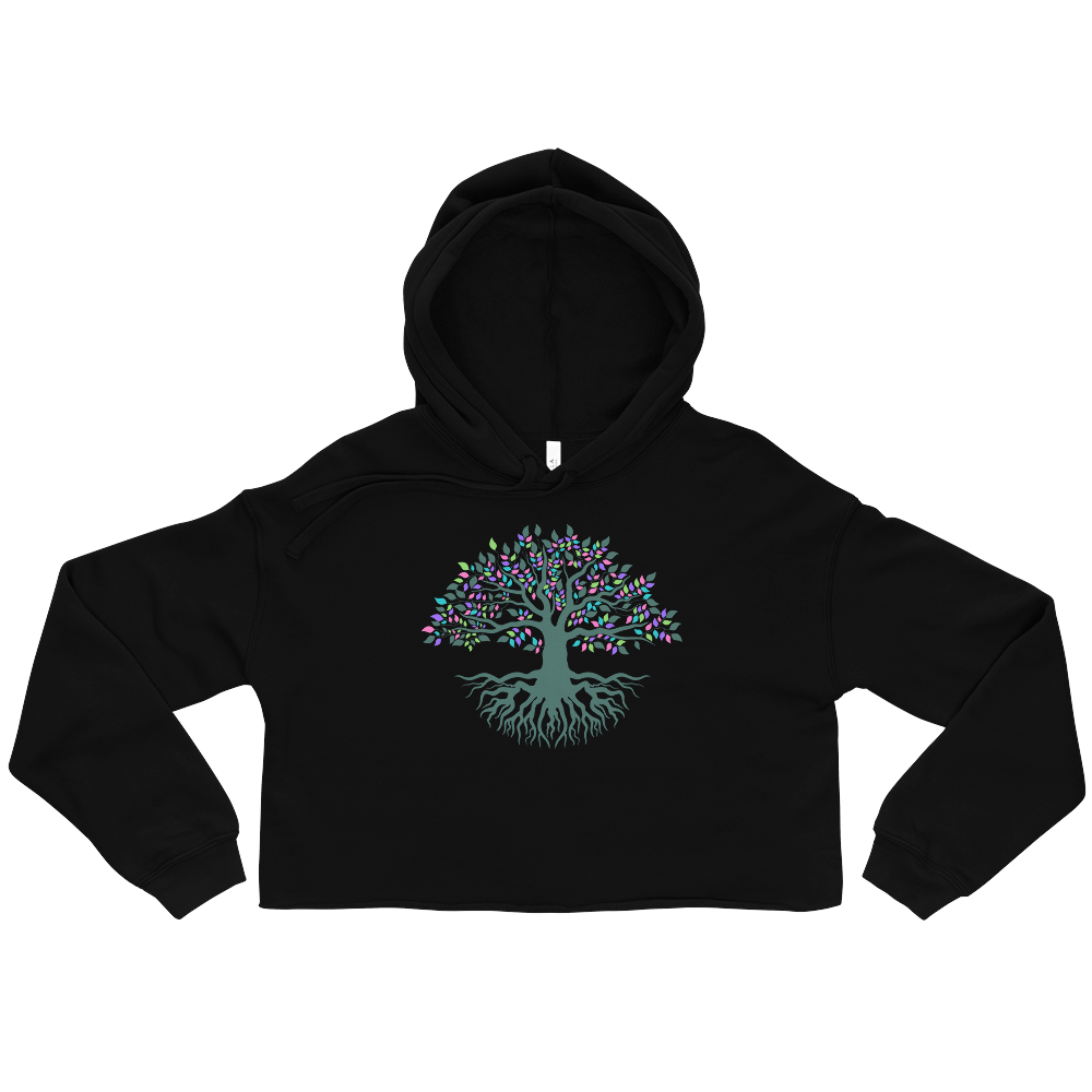 Navi Crop Hoodie