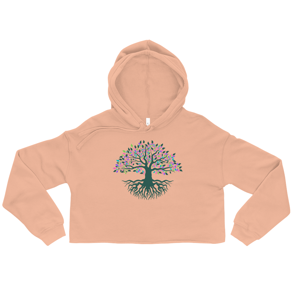 Navi Crop Hoodie