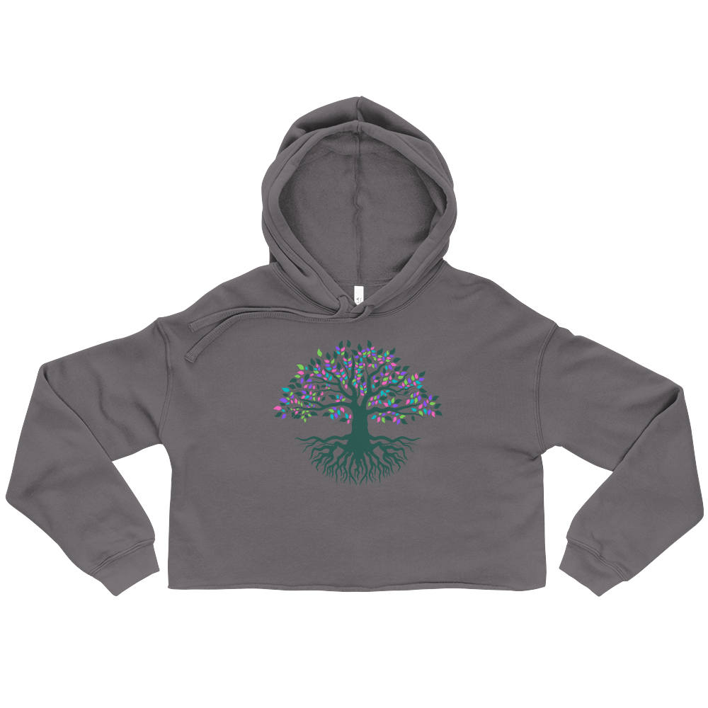 Navi Crop Hoodie