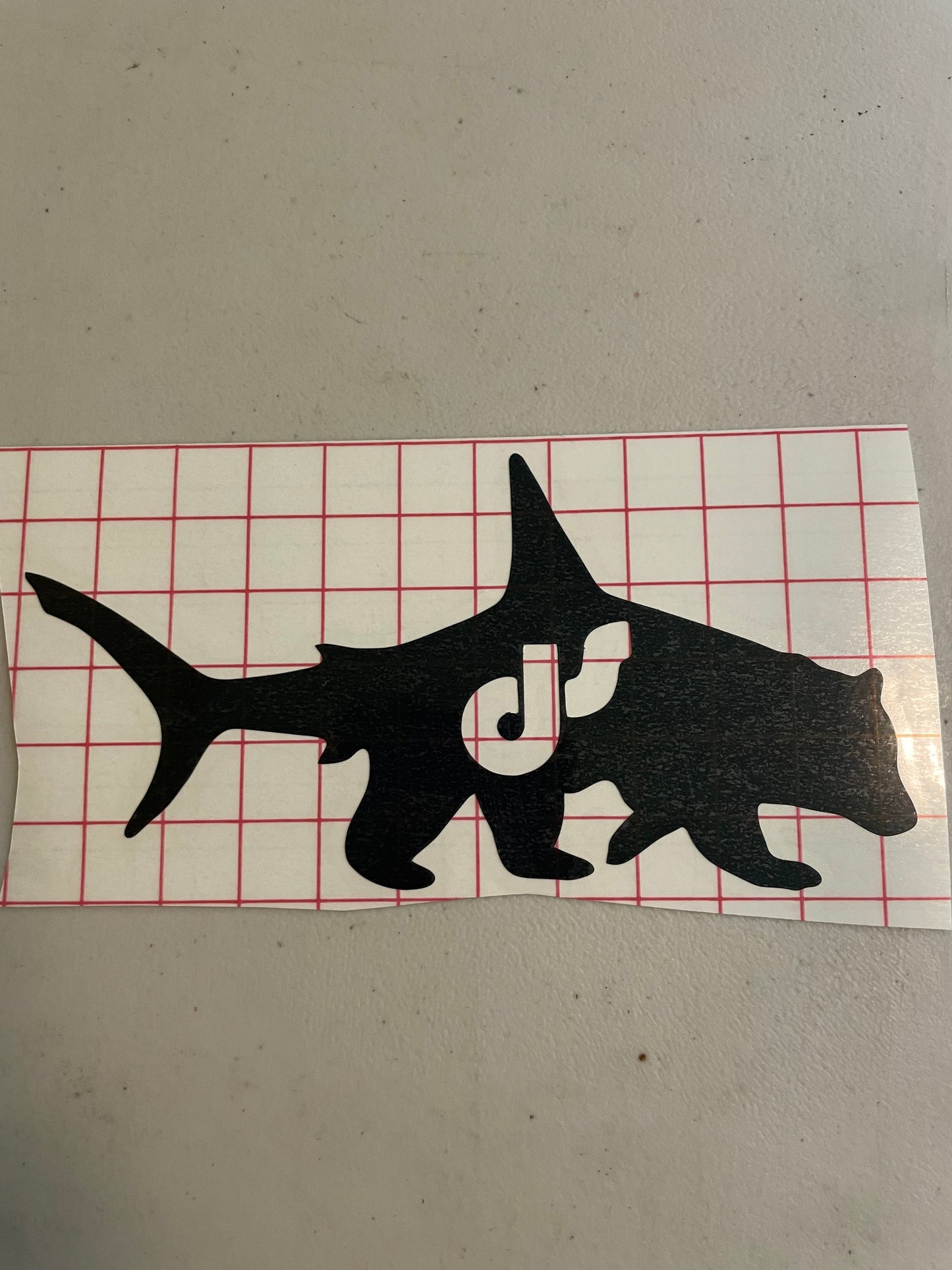 Bearshark Vinyl Sticker/ Decal - waterproof